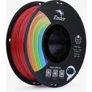 Ender Pla+ Filament Kırmızı 1.75MM 1kg Standart
