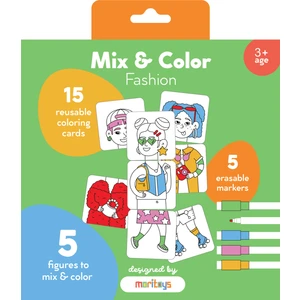 Mix & Color: Fashion - Karıştır Renklendir Moda Puzzle