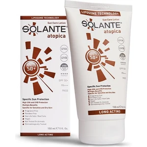 Atopica Spf 50 Lotion 150Ml Solante Atopik Dermatitli Ciltler İçin Güneş Koruyucu Losyon