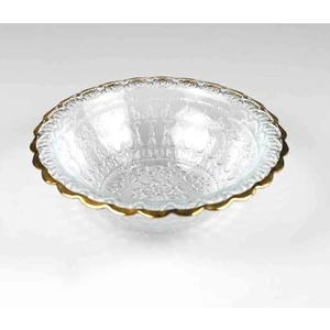 Dantel Desenli Cam Çorba Kasesi 17 cm