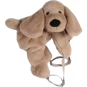 Dada Toys Köpek Peluş Çanta Kahve