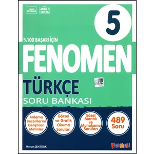 Fenomen Yayıncılık Fenomen 5. Sınıf Türkçe Soru Bankası