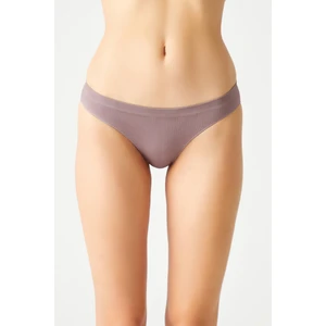 Los Ojos Mor Fitilli Seamless Klasik Külot Ribbed Classic