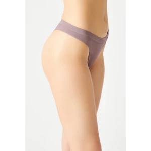 Los Ojos Mor Fitilli Seamless Brezilya Modeli Külot Ribbed Brasil