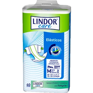Lindor Care 7 Damla Orta Boy Medium Bağlamalı Hasta Bezi 40'lı Paket
