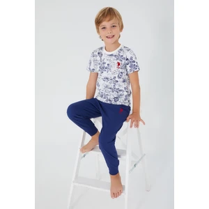 U.S. Polo Assn. Mavi Erkek Çocuk 2'li Takım