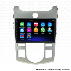 Kia Cerato Android 12 Multimedya Carplay 2gb RAM+32GB HDD Manuel Navigasyon Ekran