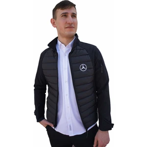 Mercedes Mont Softshell-Ray Desen Likralı Siyah 5 Cepli - Erkek