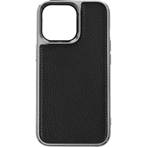 iPhone 13 Mini Uyumlu Kılıf Wiwu Genuine Leather Silver Calfskin Orjinal Deri Kapak