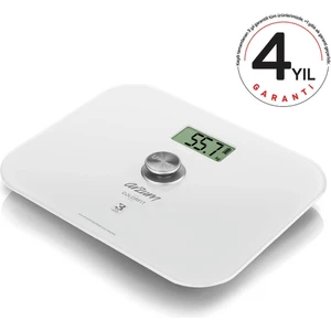 AR5034 Colorfit Çevre Dostu Beyaz Cam Dijital Baskül