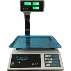 Seç Beğen Gelsin Elektronik Boynuzlu Ekranlı Terazi Bakkal Manav Market Pazarcı Tartısı (Max:40 kg 2gr Hassasiyet)