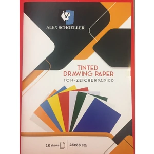 Alex Schoeller Fon Kartonu 25X35 Cm.10 Özel Renk Dosyalı