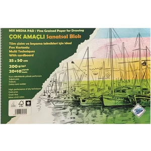 Art Liva Resim Defteri Fon Kartonlu 35X50 200 Gr.20+10 Yp. (SD-405)