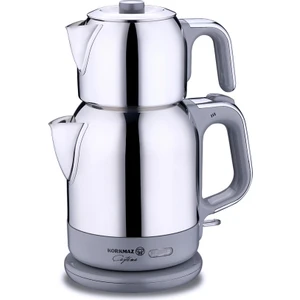 Çaytema Inox Gri Elektrikli Çaydanlık A331-10 – Paslanmaz Çelik Gövde, Şık ve Uzun Ömürlü Tasarım