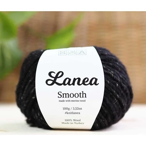 Smooth Merino Yün Ip / 38 Siyah Kırçıllı
