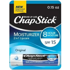 Chap Stick Chapstick Moisturizer Original Lip Balm Tube SPF15