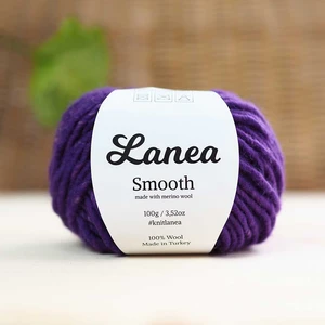 Smooth Merino Yün Ip / 34 Mor Kırçıllı