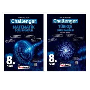 Kafa Dengi Yayınları 8.Sınıf Challenger Matematik ve Türkçe Soru Bankası Seti