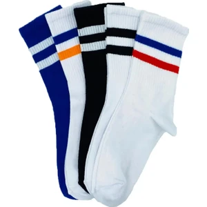 Carnaval Socks 5'li Çemberler Desenli Renkli Spor Çorap