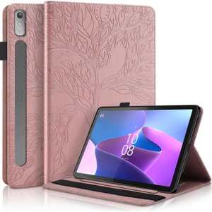 Lenovo Tab P11 Pro Gen 2 Için Deri Tablet Kılıfı - Altın (Yurt Dışından)