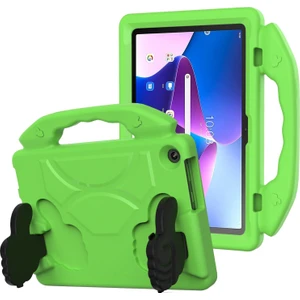 Lenovo Tab M10 3rd Gen 10.1 TB-328 Için Deri Tablet Kılıfı - Yeşil (Yurt Dışından)