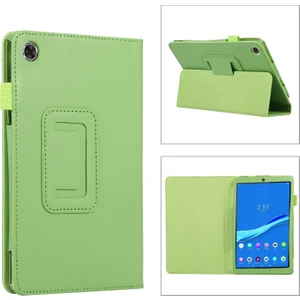 Lenovo Tab M8 4th Gen Için Deri Tablet Kılıfı - Yeşil (Yurt Dışından)