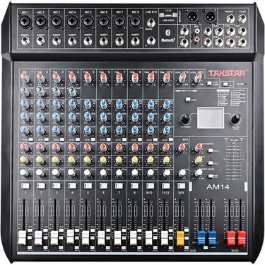 Takstar AM14 14 Kanallı Stüdyo Analog Mikser Fiyatı