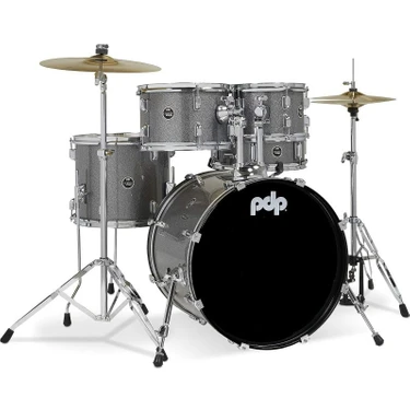 PDP Drums Centerstage 20'' 5-Parça Akustik Davul Seti (Silver