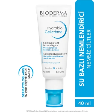 Hydrabio Gel-Cream Niasinamid ve E Vitamini İçeren Jel Dokulu Nemlendirici Yüz Kremi 40