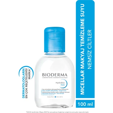 Hydrabio H2O Kuru Ciltler için Nemlendirici Micellar Makyaj Temizleme Suyu Yüz ve Göz Çevresi