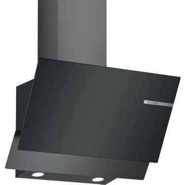 Bosch Duvar Tipi Davlumbaz 60 cm Eğimli Siyah Tasarım 216 W Motor Gücü