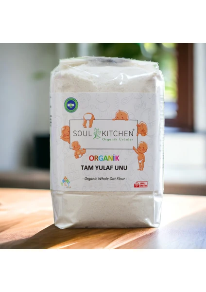 Soul Kitchen Organik Bebek Tam Yulaf Unu 250 gr - eko