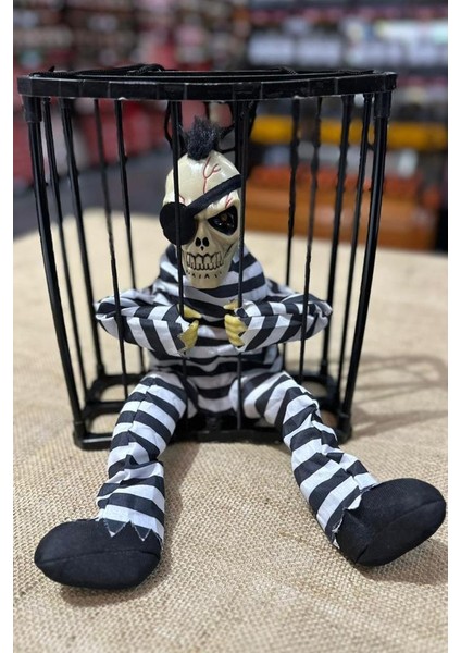 Halloween Kafesli Hareketli Sensörlü