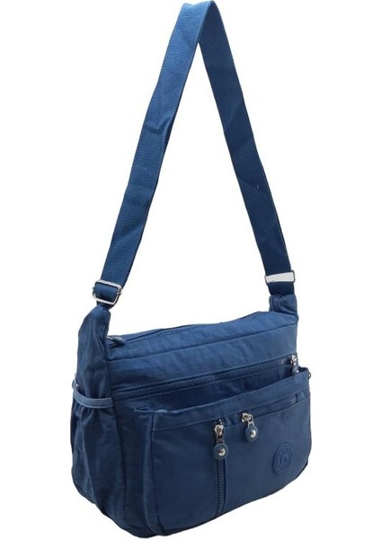 Klinkır Bayan Postacı Çanta Hafif Kumaş Çok Cepli Yağmur Geçirmez Çapraz Askılı