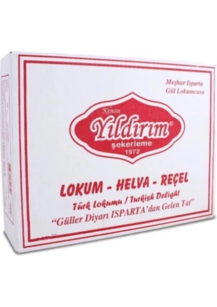 Yıldırım Şekerleme Güllü Muska Lokumu (Hakiki Isparta Lokumu) 175 gr