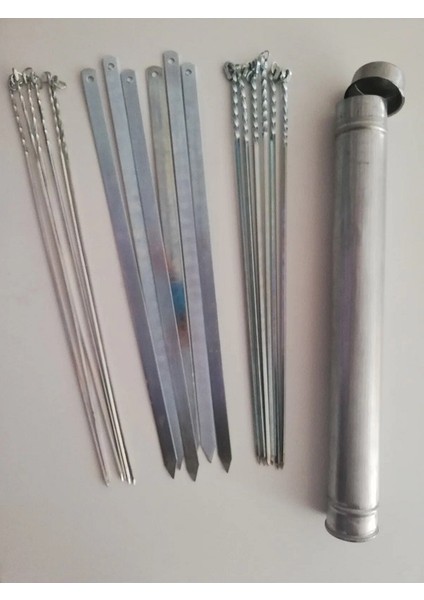 50 cm Mangal Şiş Seti 19 Parça