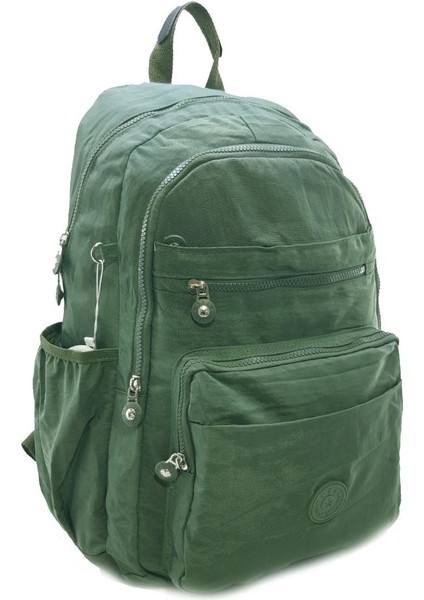 Klinkır Okul Çantası Yağmur Geçirmez Çok Cepli Hafif Kumaş Lise Ortaokul Okul Çantası Kadın Sırt Çantası