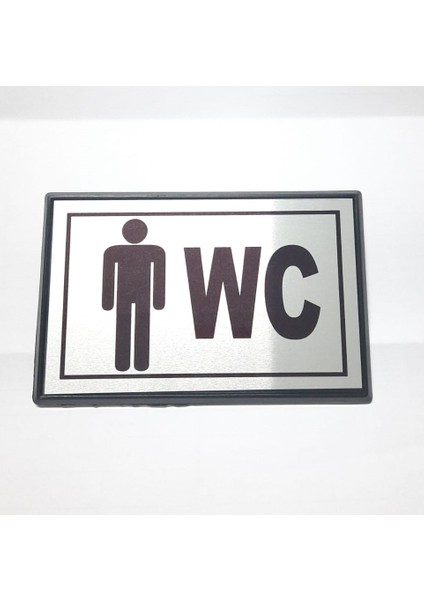 İşaretleme İçin Küçük Boy Bay-Bayan Wc Yönlendirme Tabelası 10 x 7 cm