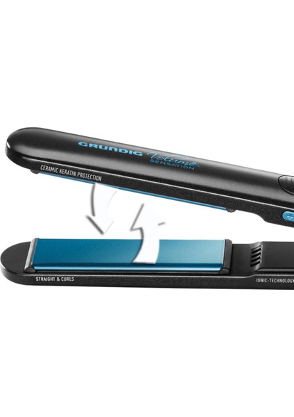 Hs 5330 Seramik Keratin Kaplama Iyonik Fonksiyonlu Saç Düzleştirici indirimleri