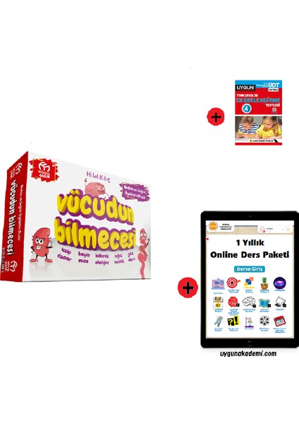 4. Sınıf Hikaye Seti Vücudun Bilmecesi Yeni + Sadık Uygun Yayınları 4. Sınıf Tüm Dersler Test Kitabı Yeni + 1 Yıllık Online Ders Paketi Yeni