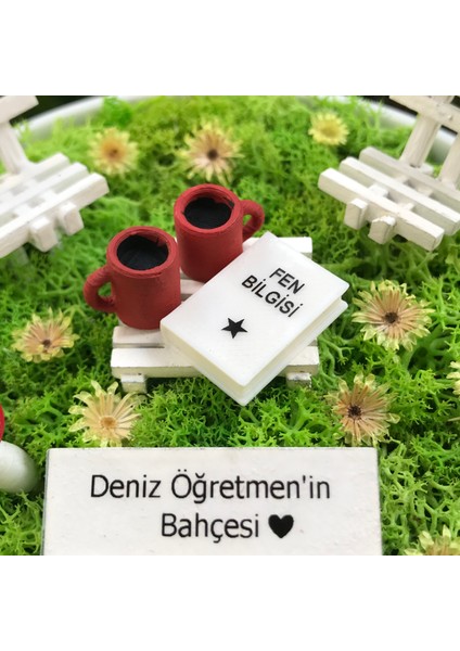 Kişiye Özel Fen Bilgisi Öğretmenine Teraryum - Güneşli Bahçeler Serisi fiyatları