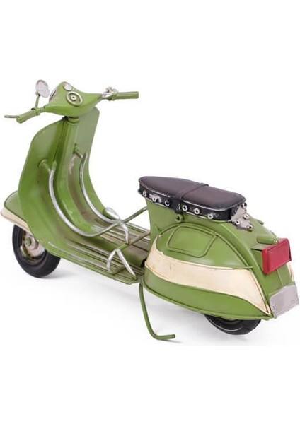 Dekoratif Metal Scooter Vintage Hediyelik Biblo