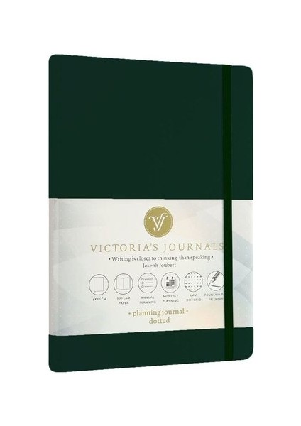 Victorias Journals Victoria's Journals Vj Venzi Sert Kapak Planlayıcı Defter  14 x 20 cm 100 Gr Krem 96 Yp