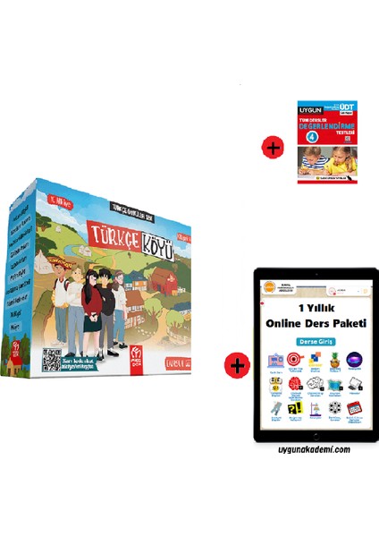 4. Sınıf Hikaye Seti Türkçe Köyü Yeni + Sadık Uygun Yayınları 4. Sınıf Tüm Dersler Test Kitabı Yeni + 1 Yıllık Online Ders Paketi Yeni