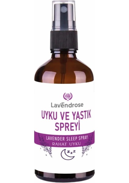 Doğal Lavanta Özlü Uyku ve Yastık Spreyi Lavender Sleep And Pıllow Spray 50 ml