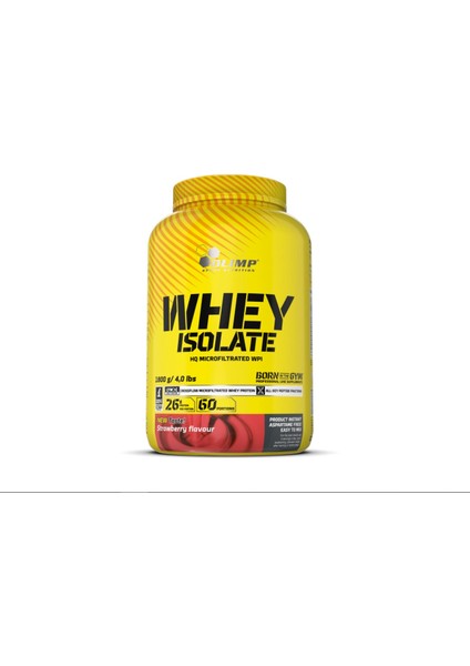 Whey Isolate Protein 1800 gr - Çilek