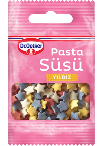 Dekor Serisi Pasta Süsü Kelebek, Kalp, Gümüş Inci, Yıldız (4 x 10 Gram)