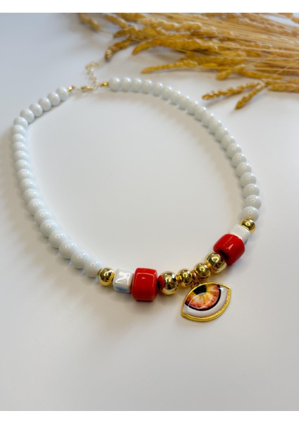 Kahve Göz Kolye modelleri