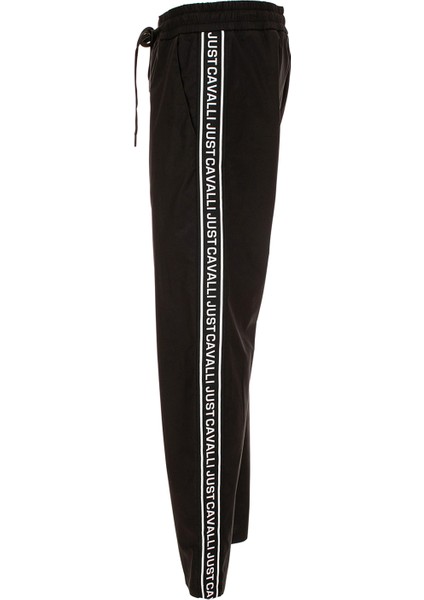 Lastikli Bel Normal Paça Slim Fit Siyah Erkek Pantolon 74OBA110N0132899
