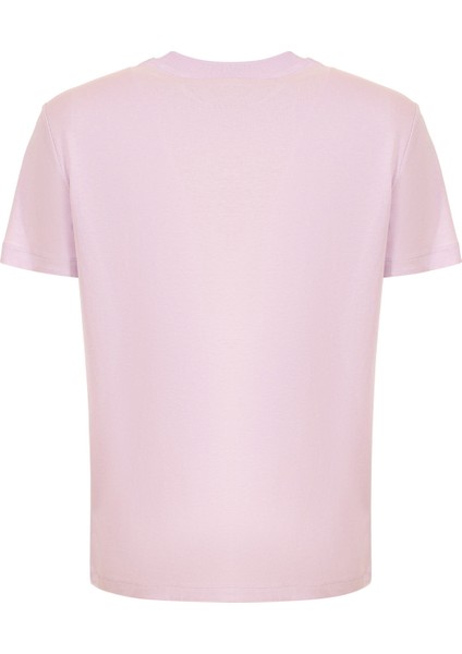 Bisiklet Yaka Baskılı Beyaz Kadın T-Shirt 74PBHF00 modelleri